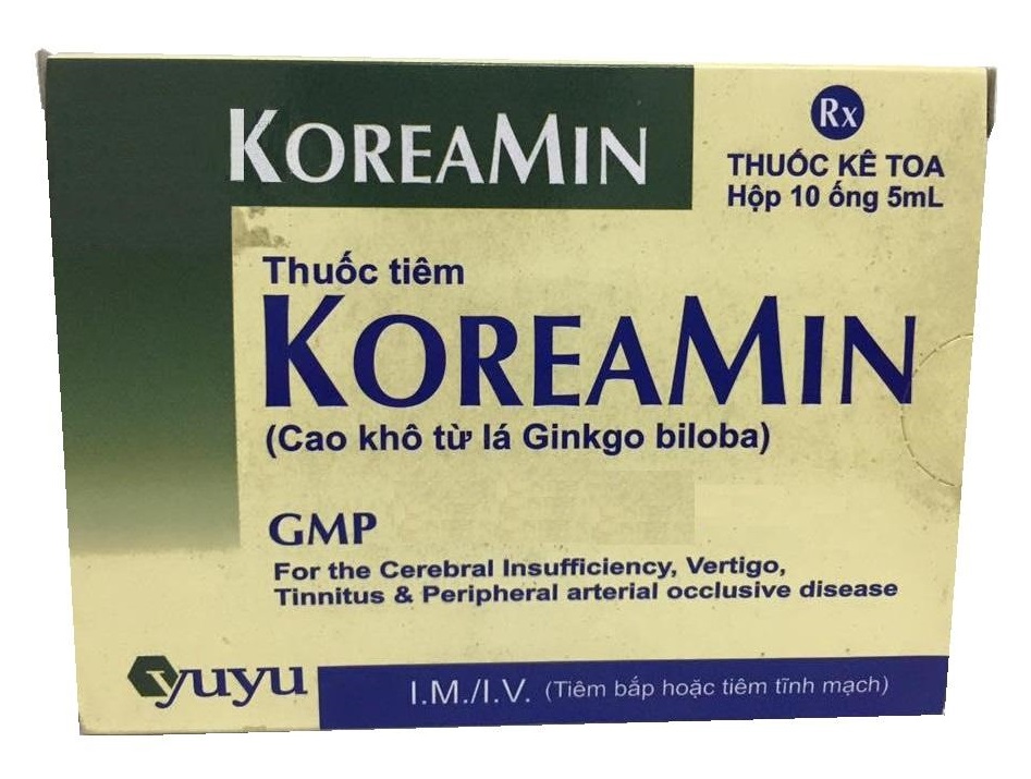 Đình chỉ lưu hành dung dịch thuốc tiêm Koreamin