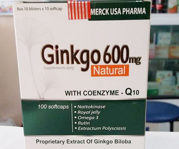 Thu hồi sản phẩm Ginkgo 600 của Công ty CP Dược phẩm Quốc tế USA