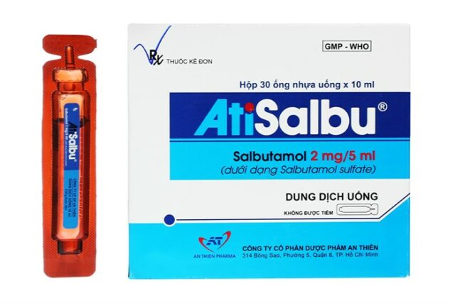 Thu hồi thuốc vi phạm mức độ 3 (Dung dịch uống Atisalbu (Salbutamol 2mg/5ml))